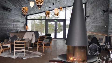 Artic TreeHouse Hotel. Artic Circle. Rovaniemi, Finland.