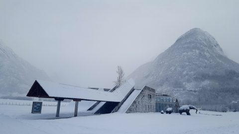 Norsk Bremuseum, Fjaerland, Norway. Museo del Glaciar.