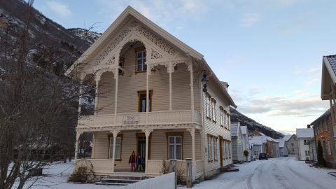 Old Village, Laerdalsoyri, Norway.
