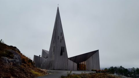 Knarvik Kyrkje, Church, Norway.