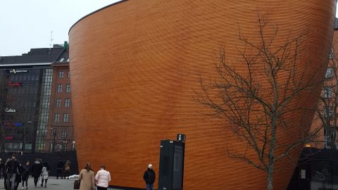 Capilla Kamppi. Capilla del Silencio. Kampin Kappeli. Helsinki, Finlandia.