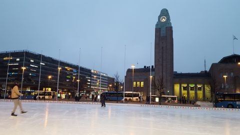 Ice Rink, Helsinki, Finland.