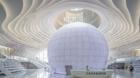 Tianjin Binhai Library. Tianjin, China